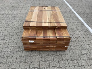 Ca. 112x Guyana Ipé Planken Geschaafd Country Grade, 21x140mm, lengte